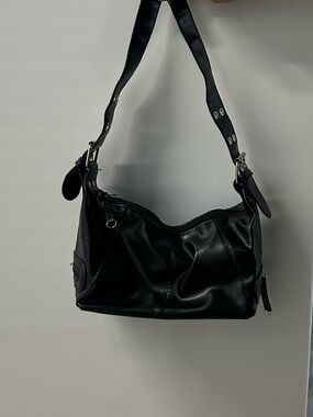 Classic Black Shoulder Bag